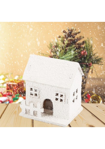 LED Snowflake House Süsleme Işık Noel Dekorasyonu Için Noel Dekorasyonu 8.3cmx7.3cmx9.3cm (Yurt Dışından) fırsatları