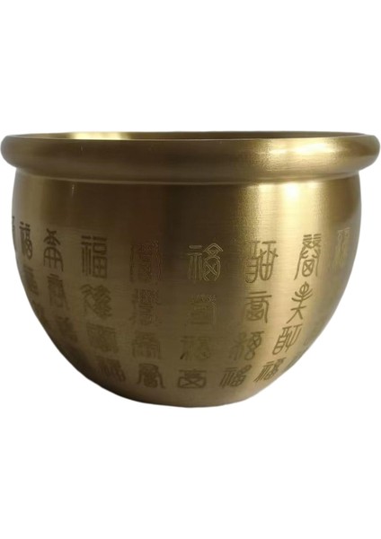 Cornucopia Feng Shui Halk Fortune Altın Eski Para Bai Fu Servet Başarı Fu Bowl (Yurt Dışından)