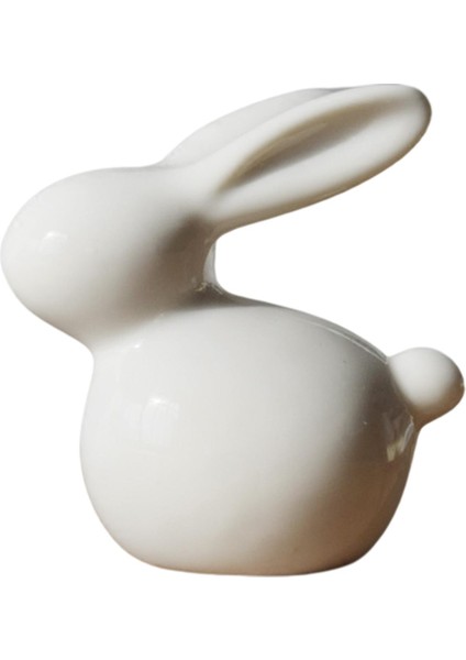 Seramik Tavşan Heykelcik Paskalya Tavşanı Heykeli Dekoru Süs Hediye 6.5x7.3 cm (Yurt Dışından) fiyatları
