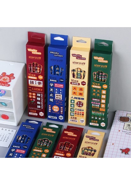 A2 10 Adet Grafit Kalem Seti Kore Kawaii Kırtasiye Kalemler Çocuklar Için Okul Yazma Çizim Sanat Malzemeleri (Yurt Dışından) indirimleri