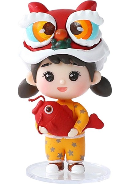 Çin Bebek Heykelcik Sanat Heykel Bebek Heykeli Süsleme Ev Dekorasyon Kız Için (Yurt Dışından)