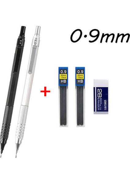0.9mm Set 0.3 0.5 0.7 0.9 2.0mm Tam Metal Mekanik Kalem Seti Sanat Kroki Hb Geri Çekilebilir Uç Okul Yazma Kalem Hediye Kırtasiye Talepleri (Yurt Dışından) fiyatları