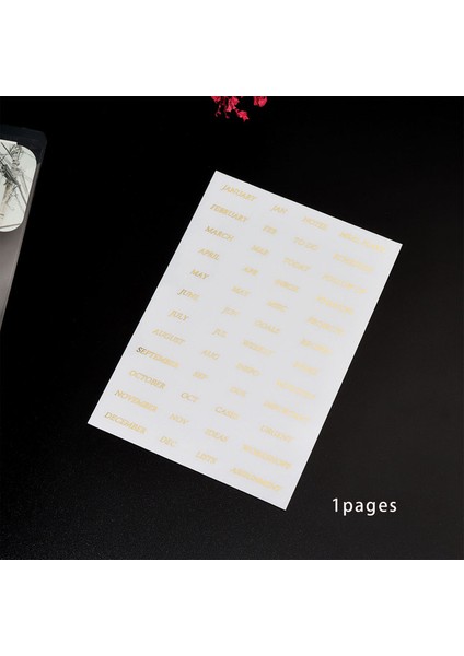 Altın Etiket 6 Adet A6 A5 Pvc Şeffaf Defter Spiral Bağlayıcı Dizin Ayırıcı Sayfa Bölücüler Günlüğü Kitap Etiket Kırtasiye (Yurt Dışından)