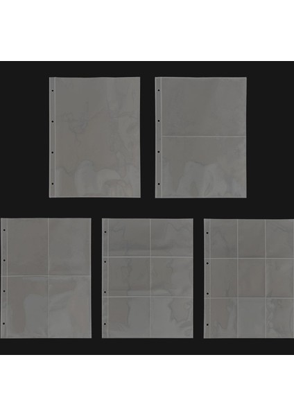 A4 Şeffaf 10 Paket Fotoğraf Albümü Dolum Sayfaları Dosya Koruyucu 4 Delik 6×4 10×15 4 Telli Dosya Fotokartları Kartpostal Kart Defter (Yurt Dışından) fiyatları