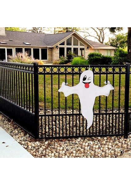 Korku Ağacı Asılı Bayraklar Cadılar Bayramı Hayaletleri Kapalı Açık Hava Partisi Için Windsock (Yurt Dışından) indirimleri