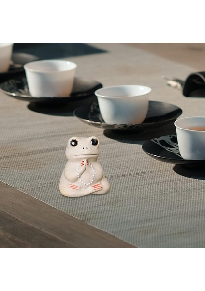 Çay Evi Yatak Odası Masa Centerpiece Oturma Için Çay Pet Süsleme Minyatür Heykel (Yurt Dışından)