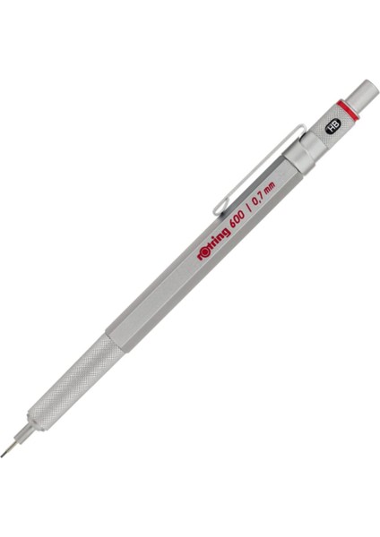 Kırmızı 0.7mm Rotring 600 Mekanik Kurşun Kalemler 0.5mm 0.7mm Profesyonel Çizim Eskiz Kalemleri Metalik Gövde Altıgen Tutucu (Yurt Dışından)