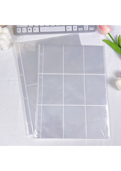 A4 Şeffaf 10 Paket Fotoğraf Albümü Dolum Sayfaları Dosya Koruyucu 4 Delik 6×4 10×15 4 Telli Dosya Fotokartları Kartpostal Kart Defter (Yurt Dışından) fırsatları