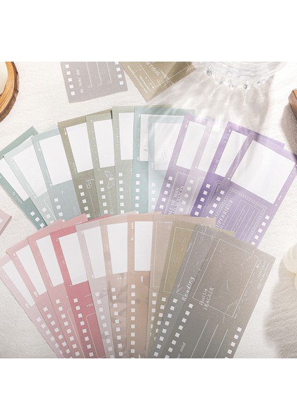 Bir Yoofun 40 Yaprak Sanat Filmi Görünümlü Bloknot Yaratıcı Ins Notlar Scrapbooking Malzemesi Kağıt Günlük Planlayıcısı Dıy Kırtasiye (Yurt Dışından)