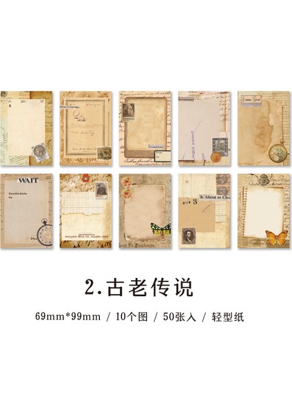Stil 3 Yeni Perakende Vintage Sanat Blok Not Defteri Paketi Diy Malzeme Kağıt Kitap Not Defteri Dergisi Scrapbooking (Yurt Dışından) fırsatları