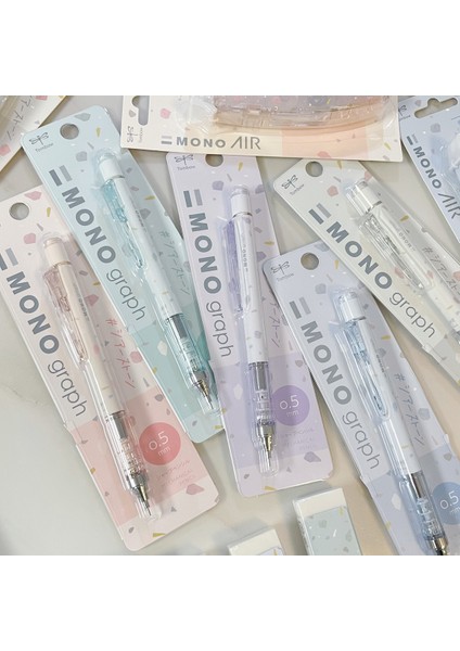 0.5mmyeşil Eşleştirme2 Tombow Mono Grafik Mekanik Kurşun Kalem 0.3mm/0.5mm Sınırlı Desen Sallama Kurşun Otomatik Kalem Çizim Dolum Öğrenci Ofisi (Yurt Dışından)