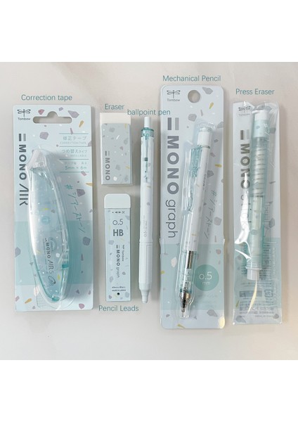 0.5mmyeşil Eşleştirme2 Tombow Mono Grafik Mekanik Kurşun Kalem 0.3mm/0.5mm Sınırlı Desen Sallama Kurşun Otomatik Kalem Çizim Dolum Öğrenci Ofisi (Yurt Dışından)