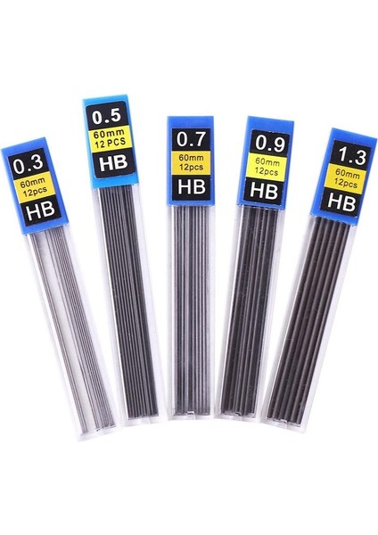 0.5mm 5 Adet/grup Öğrenci Kalem Dolum Yazma Aksesuarları 0.3mm 0.5mm 0.7mm 0.9mm Çizim Sanat Eskiz Kalem Kurşun (Yurt Dışından) modelleri