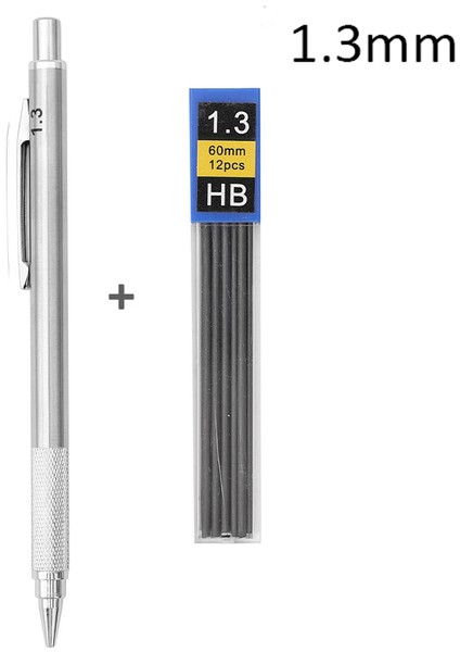 1.3mm Set A Metal Çizim Kalemleri 0.3 0.5 0.7 0.9 1.3 2.0 mm Hb Sanat Kroki Yazma Mekanik Kurşun Kalem Talepleri Okul Ofis Öğrenci Kırtasiye (Yurt Dışından) fiyatları