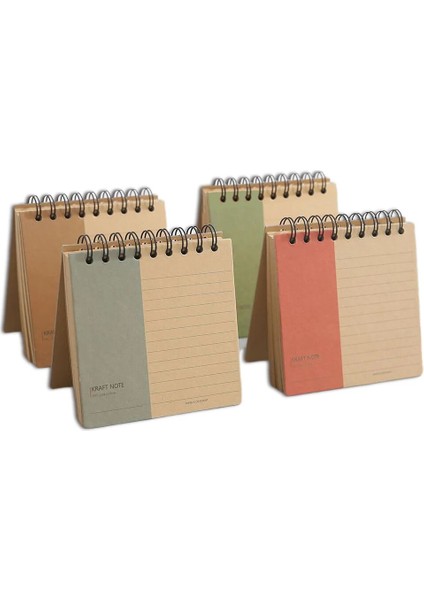 A-48K-KAHVERENGI Kalın Kraft Kağıt Bobin Not Defteri Karton Kapak Çizgili Format ile Taşınabilir Not 120 Yaprak Retro Bloknot Okul Ofis Malzemeleri (Yurt Dışından)