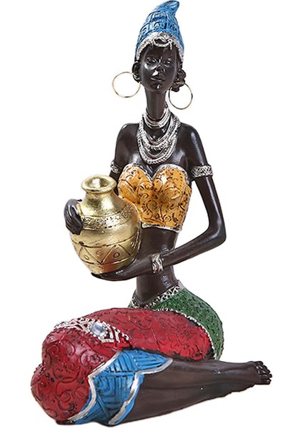 Afrika Heykel Figürü Heykelcik Heykeli Altın (Yurt Dışından) fiyatları