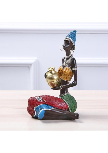 Afrika Heykel Figürü Heykelcik Heykeli Altın (Yurt Dışından) modelleri