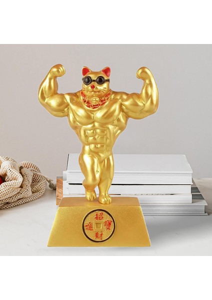 Icı Çin Şanslı Heykelcik El Süsleme Feng Shui Açılış Altın 9X7X16 cm (Yurt Dışından) fırsatları