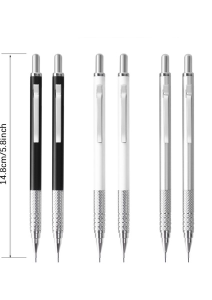 3 Adet 1.3mm Set 3 Adet Metal Mekanik Kurşun Kalem Dolum Silgi Seti 0.3 0.5 0.7 0.9 1.3 2.0mm Sanat Boyama Kalemleri Sevimli Ofis Okul Kırtasiye (Yurt Dışından)