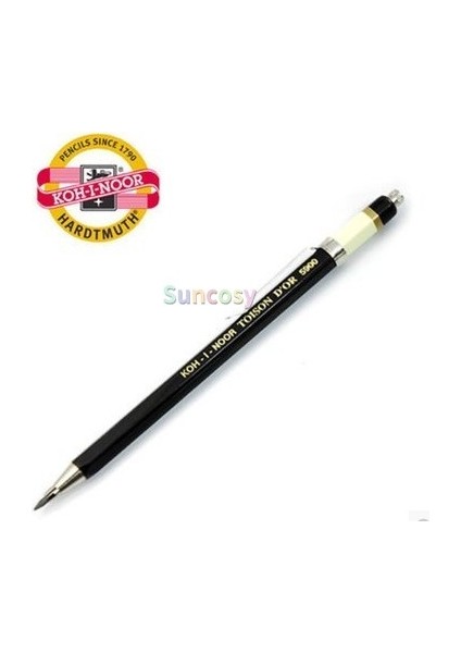 2.0mm 3b 12 Adet (1 Kutu) Koh-I-Noor Toison D'or Kurşun Tutucu Klipsli Veya Klipssiz, 2mm Kurşun, Çaplı Mekanik Debriyaj Kurşun Tutucu Kalem (Yurt Dışından)
