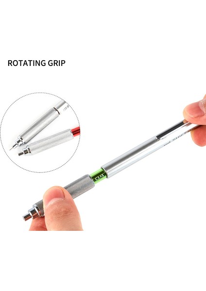 5 Paket 0.9 mm Kurşun Uni Mekanik Kurşun Kalem Lapiceros 0.3/0.4/0.5/0.7/0.9 mm Shift Boru Kilit Metal Otomatik Kalemler Anti-Kırık Çekirdek Okul Malzemeleri (Yurt Dışından)