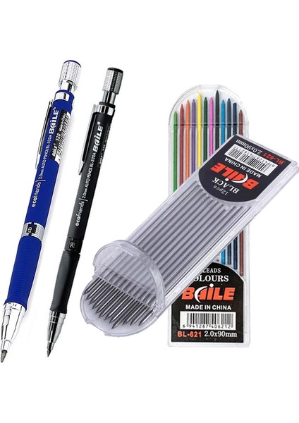 Renk Kurşun 2b Ofis Mekanik Kurşunkalemler 2.0 mm 2b Kurşun Tutucu Ressamlığı Çizim Kalem Seti 10/12 Parça Yazma Okul Hediyeleri Kırtasiye Talepleri (Yurt Dışından) fırsatları