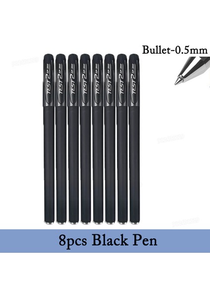 Set B-8 Siyah Kalem Jel Kalem Dolum Seti Okul Malzemeleri Siyah Mavi Kırmızı Mürekkep Rengi 0.5mm Geri Çekilebilir Tükenmez Kalemler Iş Öğrenci Okul Ofis (Yurt Dışından) fiyatları