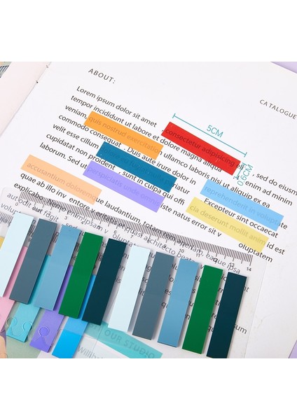 Stil 6 10*20 Adet Şeffaf Dizin Notları Kağıt Ofis Okul Malzemeleri Kırtasiye Küçük Dikdörtgen Floresan Etiket Şerit Yapışkan (Yurt Dışından) modelleri