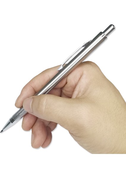1 Adet 2.0mm Kurşun ile 0.3/0.5/0.7/0.9/1.3/2.0mm Mekanik Kurşun Kalem Ofis Okul Yazma Sanat Boyama Araçları Metal Otomatik Kalemler Yaratıcı Kırtasiye (Yurt Dışından)