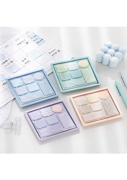 Belirsiz Mini Yapışkan Notlar Seti Soluk Gizli 210 Sayfa 7 Renk Not Defteri Yapışkanlı Etiket Günlüğü Planlayıcısı Çıkartmalar Ofis Okul (Yurt Dışından) indirimleri