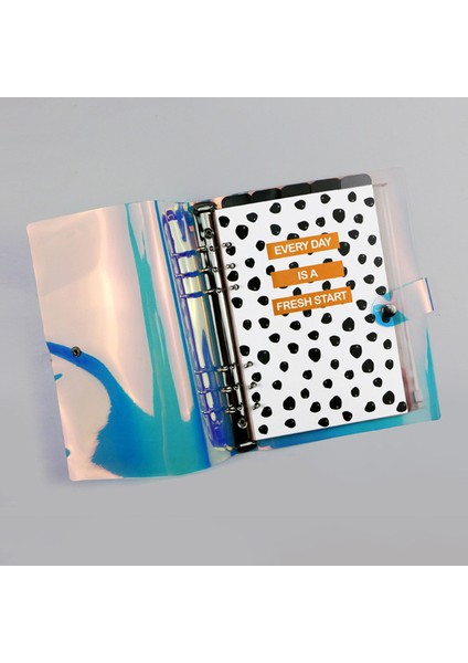 Siyah A7 5 Adet/takım A5 A6 A7 Defter Dergisi Dolgu Spiral Planlayıcısı Endeksi Bölücü Ekleme Dolum 6 Delik Gevşek Yaprak Gündem Kırtasiye Ofis (Yurt Dışından)
