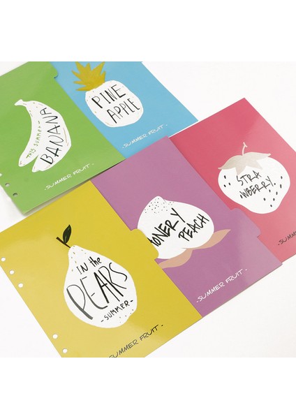 Siyah A7 5 Adet/takım A5 A6 A7 Defter Dergisi Dolgu Spiral Planlayıcısı Endeksi Bölücü Ekleme Dolum 6 Delik Gevşek Yaprak Gündem Kırtasiye Ofis (Yurt Dışından)