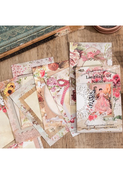 D Journamm 60 Adet/paket Vintage Malzemeler Mesaj Not Kağıdı Okul Kolaj Kırtasiye Dıy Fotoğraf Albümü Dıy Scrapbooking Notları Kağıt (Yurt Dışından) fırsatları