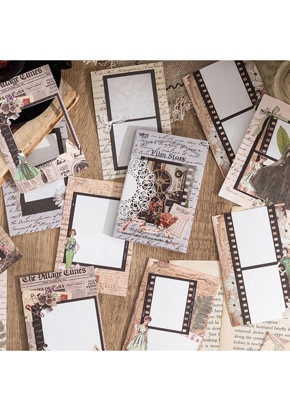 D Journamm 60 Adet/paket Vintage Malzemeler Mesaj Not Kağıdı Okul Kolaj Kırtasiye Dıy Fotoğraf Albümü Dıy Scrapbooking Notları Kağıt (Yurt Dışından) indirimleri