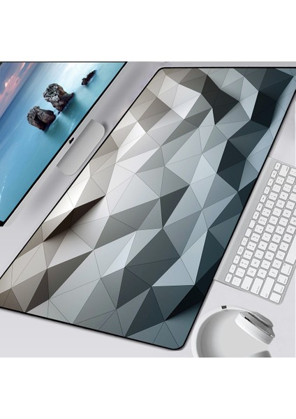 LMP-005 Boyutu 700X300X3MM Geometrik Hd Baskı Xxl Mouse Pad Oyun Aksesuarı Sıcak Büyük Bilgisayar Kilit Kenar Klavye Mat Oyun Mouse Pad (Yurt Dışından) fırsatları