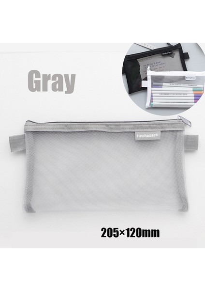 Gri-D Örgü Kalem Kutusu Kılıfı Kawaii Sevimli Şeffaf Kalem Çantası Basit Estetik Organizatör Ofis Okul Malzemeleri Kızlar Için Kırtasiye (Yurt Dışından) fiyatları