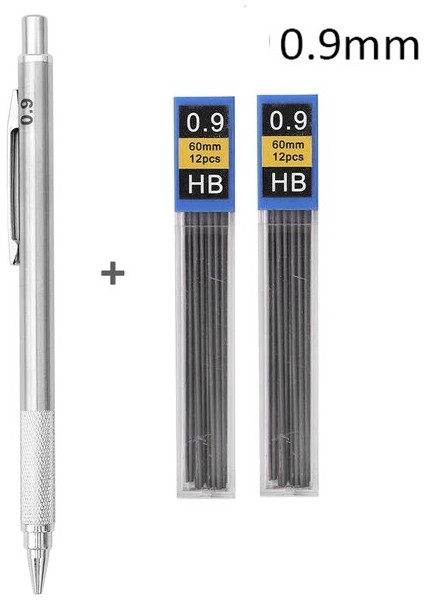 0.9mm Set B 0.3 0.5 0.9 1.3 2.0mm Metal Mekanik Kalem Seti Hb Talepleri ile Sanat Çizim Boyama Otomatik Kalem Ofis Okul Kırtasiye (Yurt Dışından) fiyatları