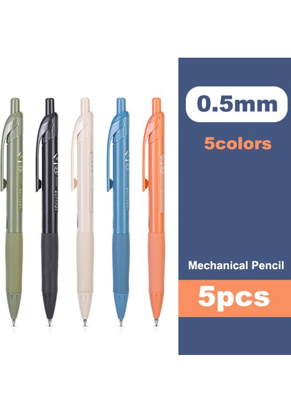 Pen-0.5mm-5pcs Deli 0.5/0.7mm Mekanik Kurşun Kalem Hb Kalem Seti Otomatik Kalem Çekirdek Dolum Sanat Çizim Eskiz Öğrencileri Okul Malzemeleri (Yurt Dışından) fiyatları