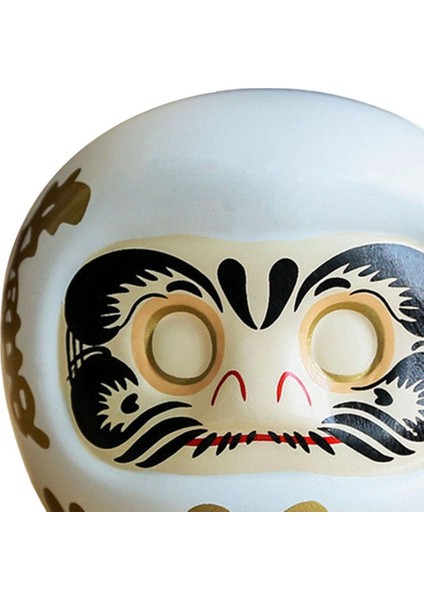 Japon Daruma Doll Şanslı Heykelcik Seramik Heykeli Üstü Heykel Kitaplıküstü Için Feng Shui Süs Ev Dekorasyonu (Yurt Dışından) indirimleri