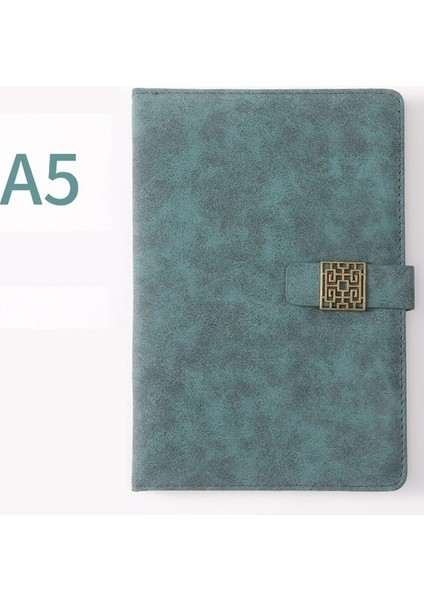 Yeşil A5 Chen Lın Retro Pu Deri A5 Dizüstü Günlüğü Planlayıcısı Vintage Pencere Izgaraları Manyetik Toka Not Defteri Kırtasiye Okul Malzemeleri (Yurt Dışından) fiyatları