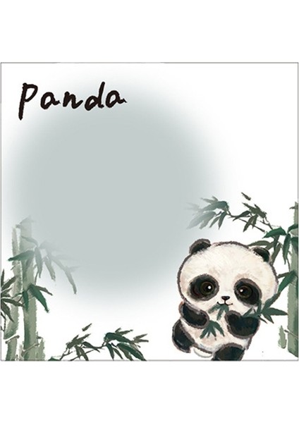 Bambu Ormanı Yuvarlanan Sevimli Panda Yayınlandı Yapışkan Notlar Yapışkanlı Not Not Defteri Öğrenciler Için Mürekkep Geçirmez (Yurt Dışından)