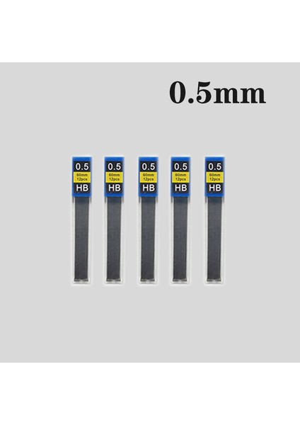 5 Kutu Dolum 0.5 0.5/0.7/0.9/1.3/2.0 mm Metal Sanatçı Mekanik Kurşun Kalem Kurşun Hb 2b Çizim Basın Öğrenci Yazma Eskiz Öğrenme Kırtasiye (Yurt Dışından) fiyatları