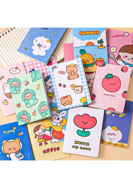 Kız RANDOM7PCS 7 Adet Kawaii Dizüstü Mini Not Defteri Konu Alıştırma Kitapları Çocuk Dizüstü Bilgisayarlar Hediyeler Ödül Sevimli Not Defteri Kırtasiye Okul Kaynağı (Yurt Dışından)