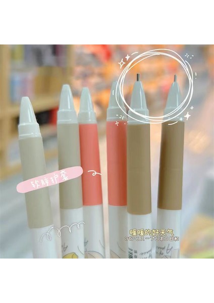 2 Adet 0.7mm Rastgele Sevimli Komik Tasarım Mekanik Kurşun Kalem 0.5/0.7mm Karikatür Otomatik Kalem Kawaii Kırtasiye Öğrenci Çocuk Hediye Okul Ofis Malzemeleri (Yurt Dışından) indirimleri