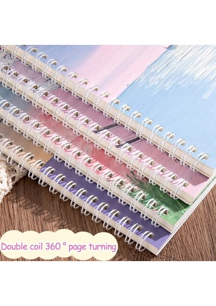 Süt Çay Kız Rastgele 1 Kitap A5 Yağlıboya Kapak Bobin Astarlı Defter Seti 1/2 Rastgele Sevimli Kitaplar Öğrenciler Için Kawaii Kore Kırtasiye Okul Malzemeleri (Yurt Dışından) fırsatları