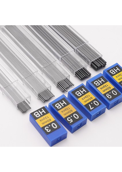 2.0mm Set A Metal Mekanik Çizim Kalem Okul Hb Sanat Kroki Yazma Kalem Ofis Öğrenci Sabit 0.3 0.5 0.7 0.9 1.3 2.0 mm (Yurt Dışından)