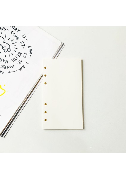 A6 Boş 6 Delikli Ciltli Defter A5 A6 Iç Sayfa Dolum Kağıtları Çizgi Izgara Noktalar Yapılacaklar Listesi Günlük Haftalık Aylık Planlayıcı Kitap Içinde Kağıt (Yurt Dışından)