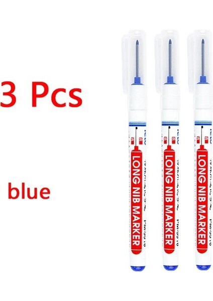 3 Adet Mavi Uzun Ucu Uç Işaretleme Kalemleri Metal Su Geçirmez Banyo Ağaç Işleme Dekorasyon Sanat Supplie Işaretleyiciler Öğrenci Okul Malzemeleri Kırtasiye (Yurt Dışından) fiyatları