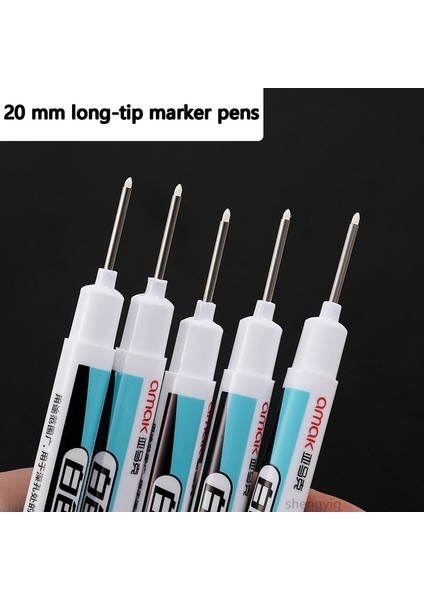 3 Adet Mavi Uzun Ucu Uç Işaretleme Kalemleri Metal Su Geçirmez Banyo Ağaç Işleme Dekorasyon Sanat Supplie Işaretleyiciler Öğrenci Okul Malzemeleri Kırtasiye (Yurt Dışından) modelleri