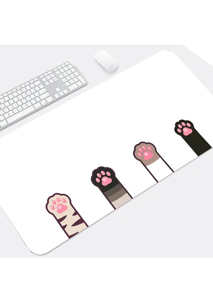 LY808999 700X400X2MM Pembe Anime Mouse Pad Kedi Paw Pc Oyuncu Mousepad Sevimli Sümen Yıkanabilir Hız Büyük Oyun Fare Mat Xxl 900X400 Klavye Masa Pedi (Yurt Dışından) modelleri